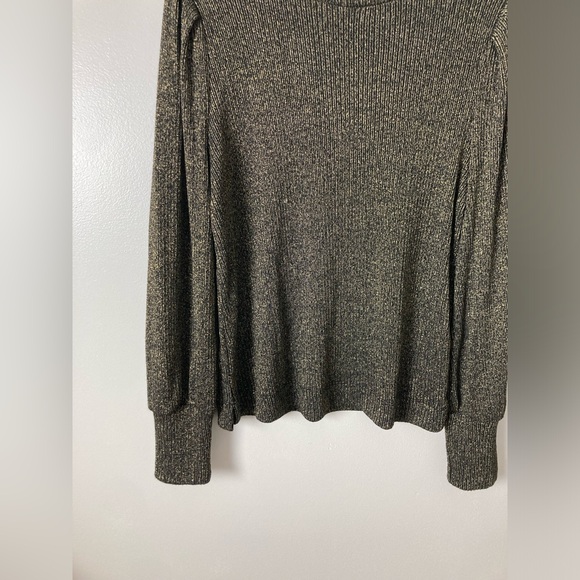 Women’s LOFT Black and Gold Sweater Size Large - Picture 6 of 10